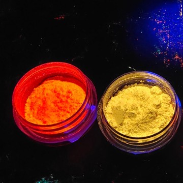 UV Fluorescent Pigment Powder Color Change Under Ultraviolet