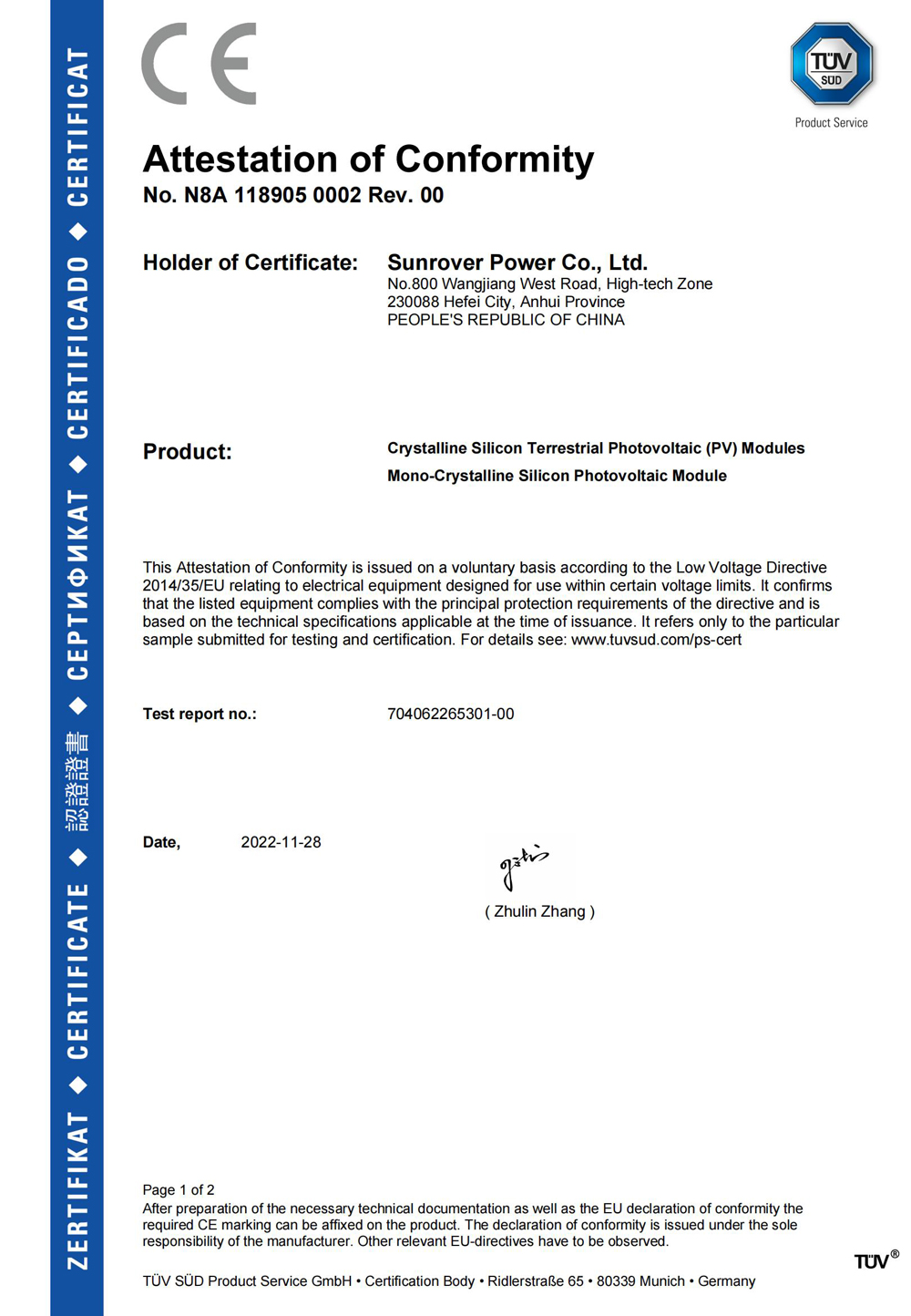 Our-certificatesq