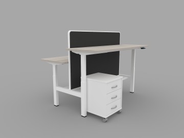 016-2-Z14 Height Adjustable Workstation