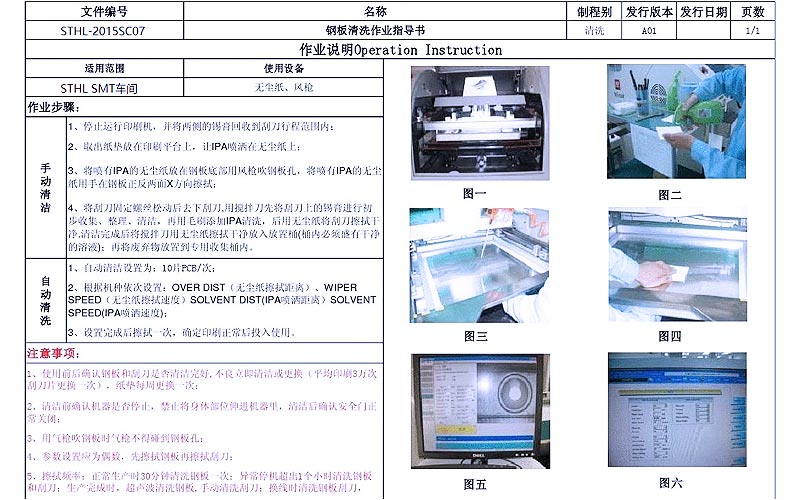 دستورالعمل مونتاژ PCBA SMT