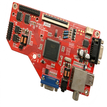 Circuit imprimé rétroéclairé par LED sur les bords…