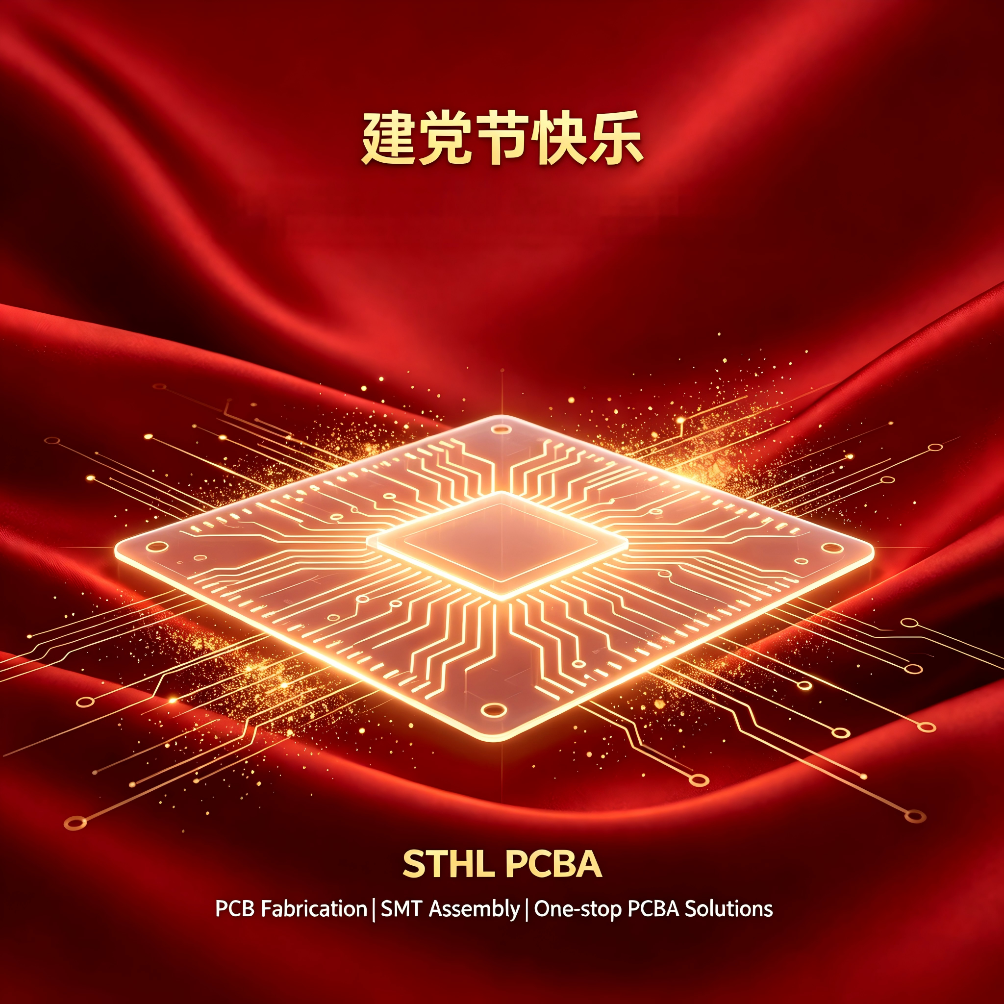 STHL PCBA Commemorates the 105th Anniversary of the Founding of the Communist Party of China