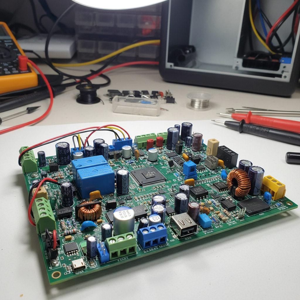 مونتاژ نمونه اولیه PCBA برای ایستگاه های شارژ EV