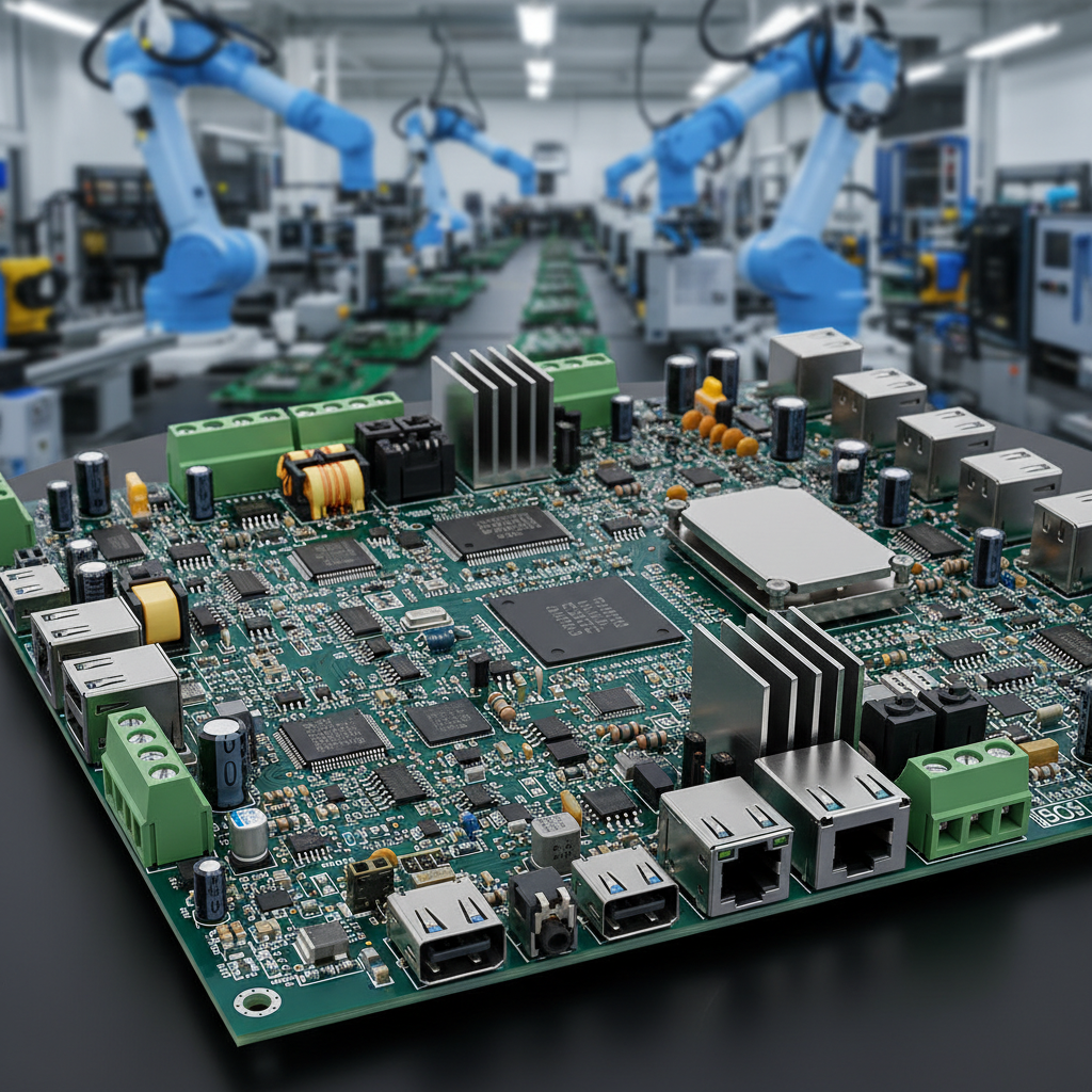 Ems PCB برای کنترل کننده های اتوماسیون صنعتی