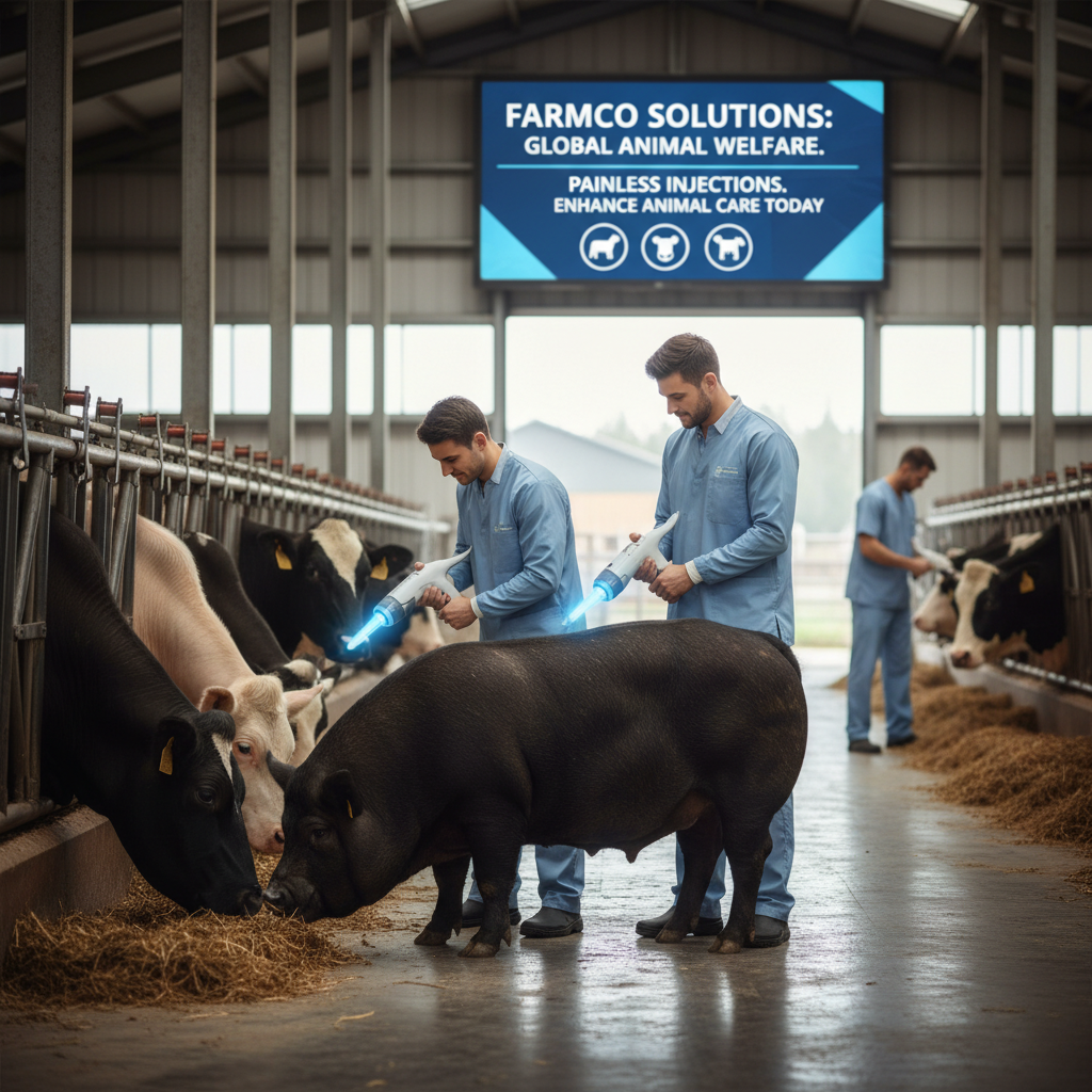 Painless injections are becoming standard practice in farms under global animal welfare standards.