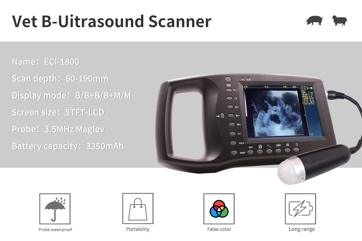 ECI-1800 Veterinary Ultrasound Scanner-detail 4