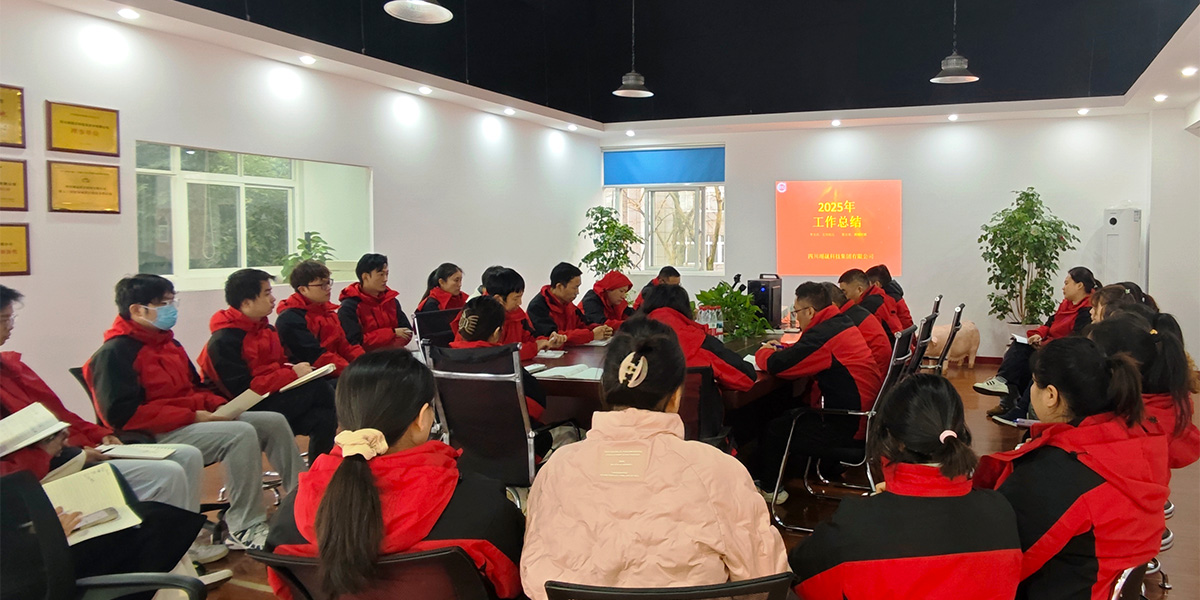 Ang Sichuan Eacenic Science &Technology Group Co., Ltd. nagpahigayon sa 2025 Annual Summary Conference niini sa Conference Room sa Xinjin District, Chengdu.