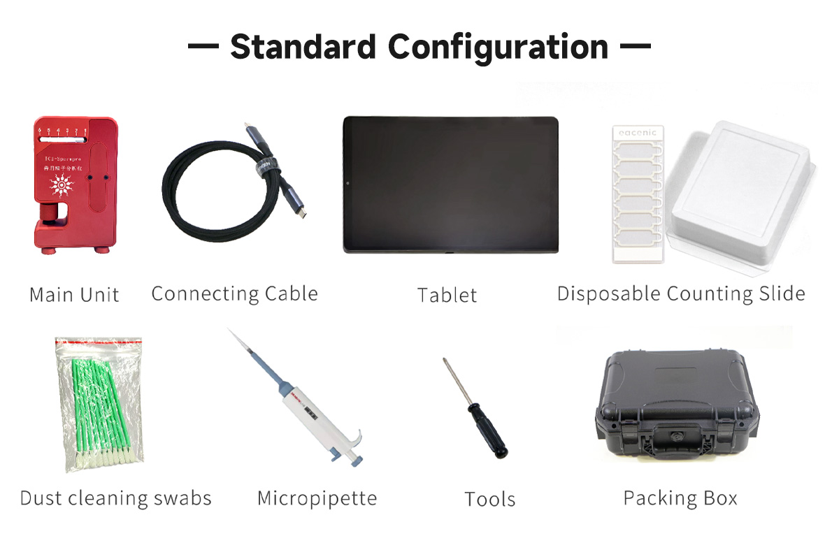 ECI-SpermPro Animal Sperm Quality Analyzer package