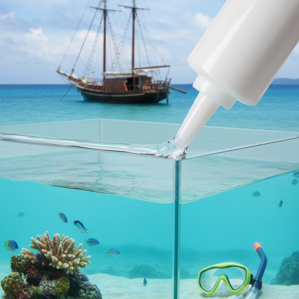 Adhesive Rtv Silicone For Marine & Aquarium Sealing