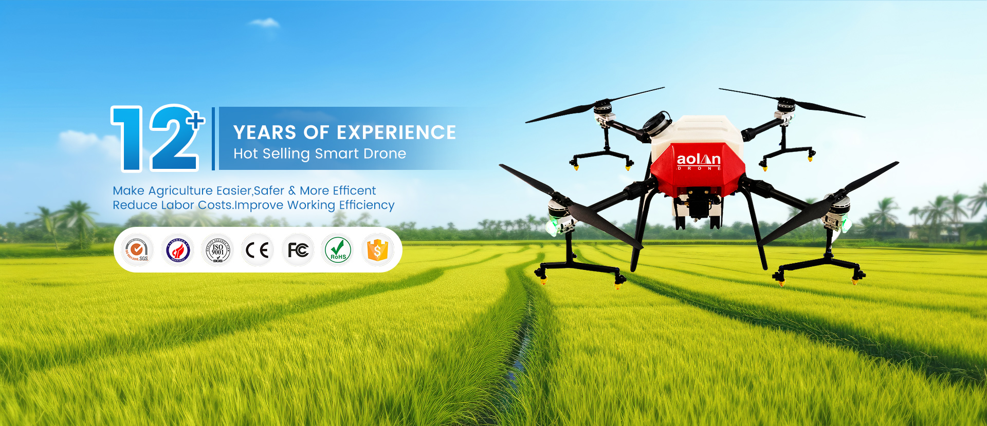 Agricultural Spraying Drone