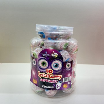 Bucket gummies with unique shapes Eye bucket candy toy supplier Sweet and Sour gummies