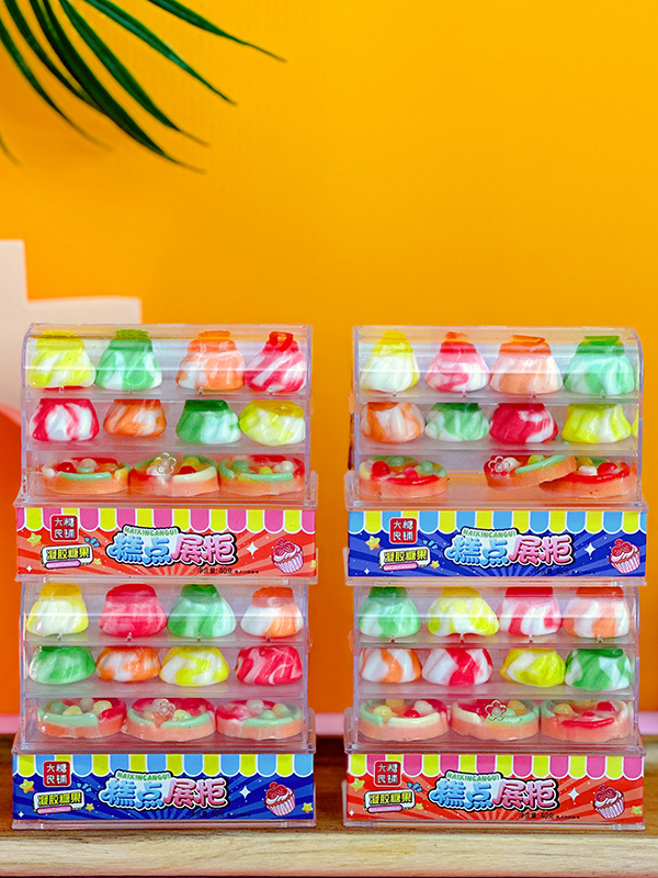 Cake candy display rack, toy candy toy manufacturer, pizza cake gummies (3)