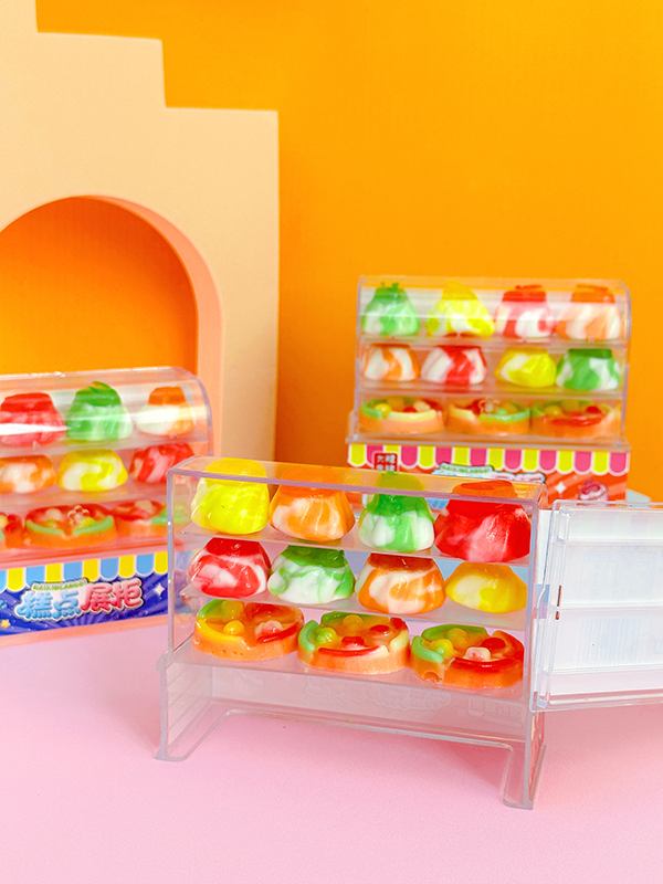 Cake candy display rack, toy candy toy manufacturer, pizza cake gummies (4)