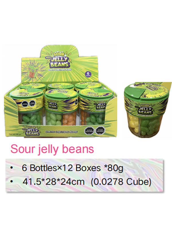 Candy Supplier Mixed fruit flavored Sour jelly beans Originality Candy (1)