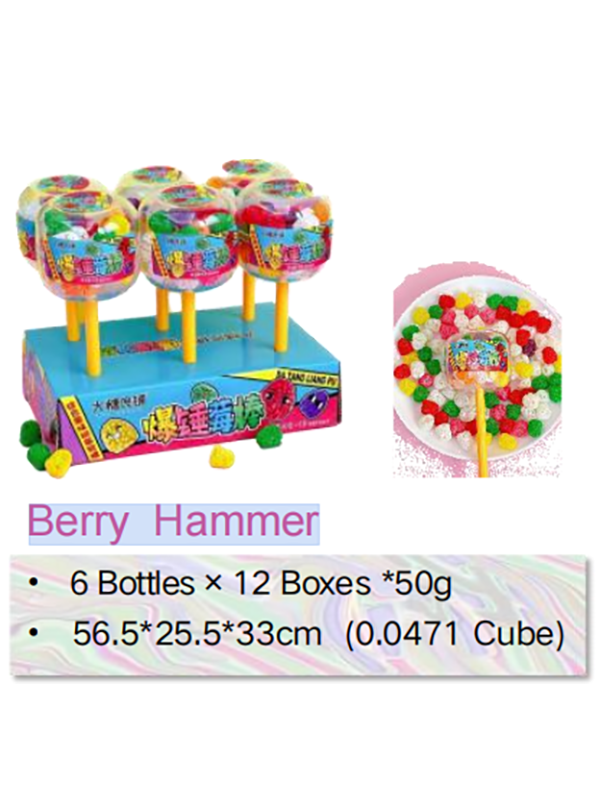 Candy Toy Factory Fun Berry Hammer Soft Jelly (1)