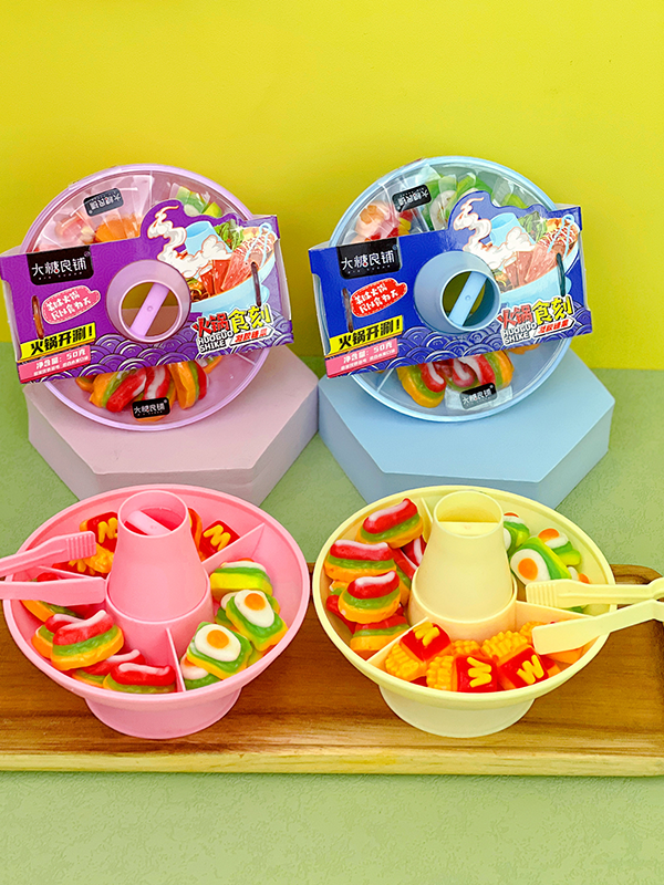 Candy Toy Factory Hot- pot Moment Toy With Cute Sweet Gummy (2)