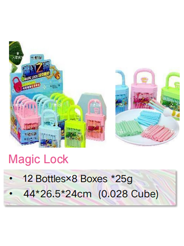 Candy Toy Factory Magic Lock Toy Fruit Mix Poudre sucrée aux fruits (1)