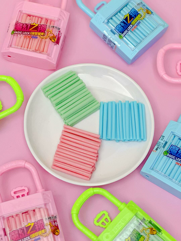 Candy Toy Factory Magic Lock Toy Fruit Mix Poudre sucrée aux fruits (7)