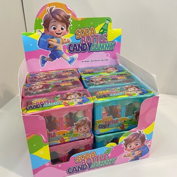 Candy Toy Manufacturer Cute Jam Soda gummy Basket