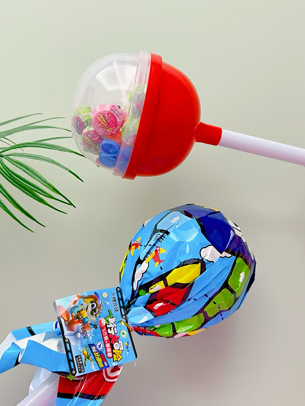 Candy Toy Supplier Big Lollipop With Small Toys Sweet Lollipop Fruit Lollipop (2)
