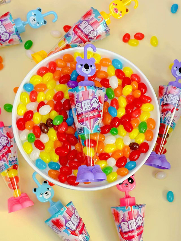 Candy Toy Supplier Small Cute Umbrella Shoes Toy With Fruit JellyBeans (3)