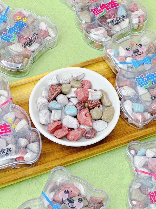Candy With Toy Small Tower Toy Filled With Soft Jelly Fruity Sweet Jelly Candy Toy Manufacturer