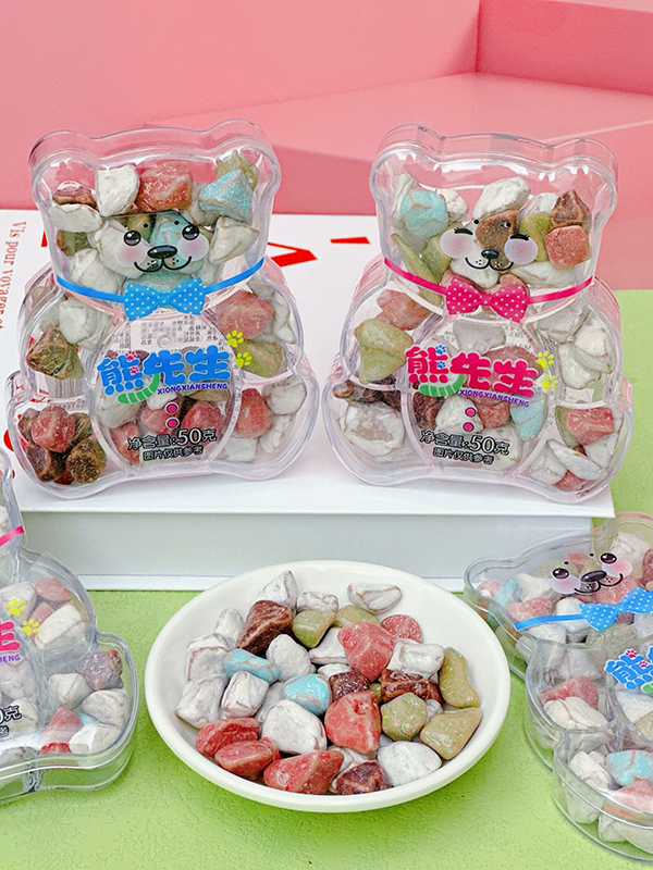 Candy With Toy Small Tower Toy Filled With Soft Jelly Fruity Sweet Jelly Candy Toy Manufacturer