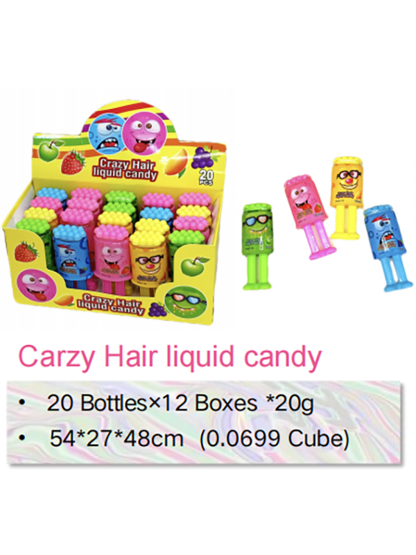 Carzy Hair Liquid Candy Toy Supplier Sauce Saveur Fruitée (1)