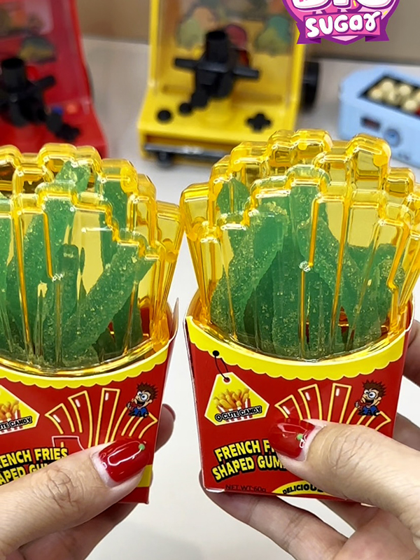 Fruit Flavor Soft Candy Funny French fries fudge Candy toy Factory (5)