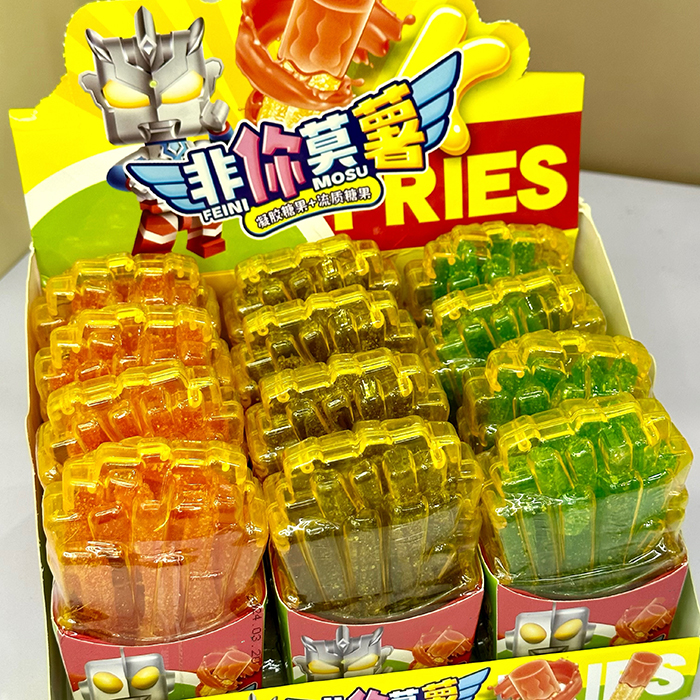 Fruit Flavor Soft Candy Funny French fries fudge Candy toy Factory (7).jpg