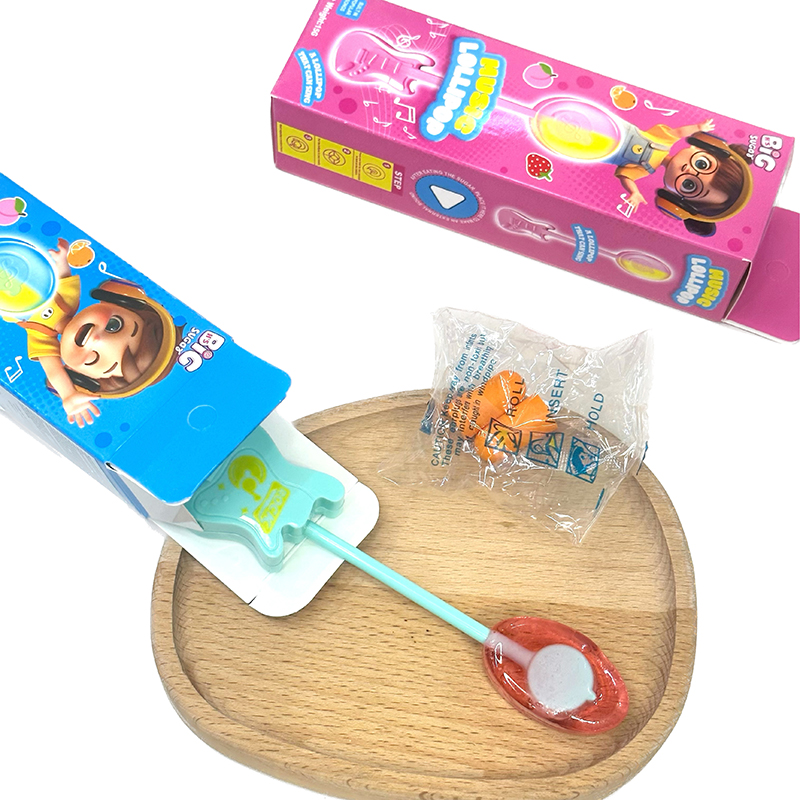 Fruit flavored candy fun music lollipop toys candy factory (1)