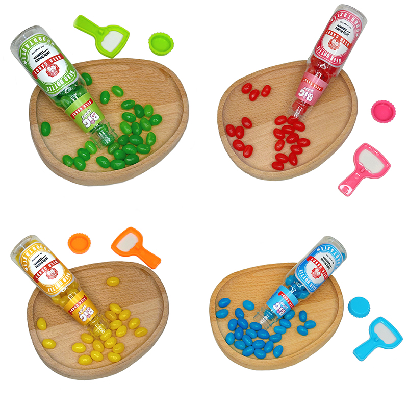 Fruit flavored jelly bean simulation beverage bottle toy candy factory Berry Hammer  (1)