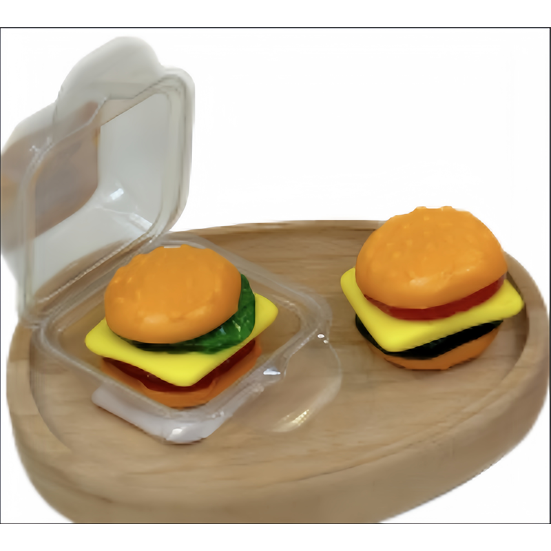 Boîte à hamburgers, bonbons, usine de jouets, simulation de bonbons à hamburger, bonbons multicouches, saveur de fruits sucrés, gelée douce (2)