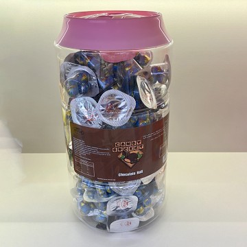 Large Cola Bucket Candy toy supplier Mellow Chocolate Ball Candy