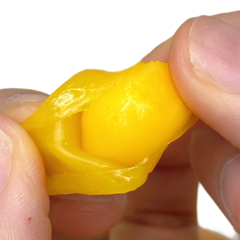 Mini bucket A Mango gummy candy toy factory peeled mango gummy candy (1)