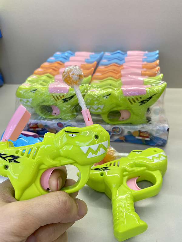 Mini Cute Fruit Flavor Ding Gun lollipop Candy toy Supplier (3)