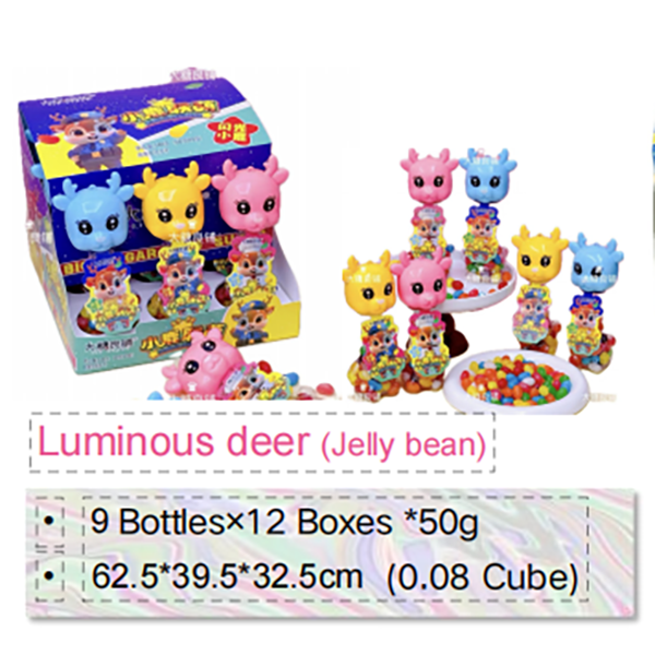 Mix JellyBeans Flashing Toy Deer Filled With Fruit Flavored JellyBeans Toy Candy Manufacturer (1)