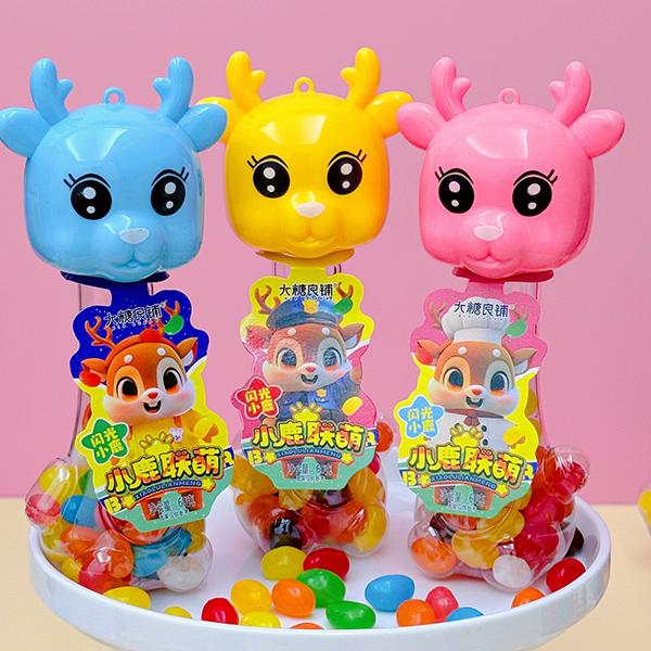Mix JellyBeans Flashing Toy Deer Filled With Fruit Flavored JellyBeans Toy Candy Manufacturer (2)