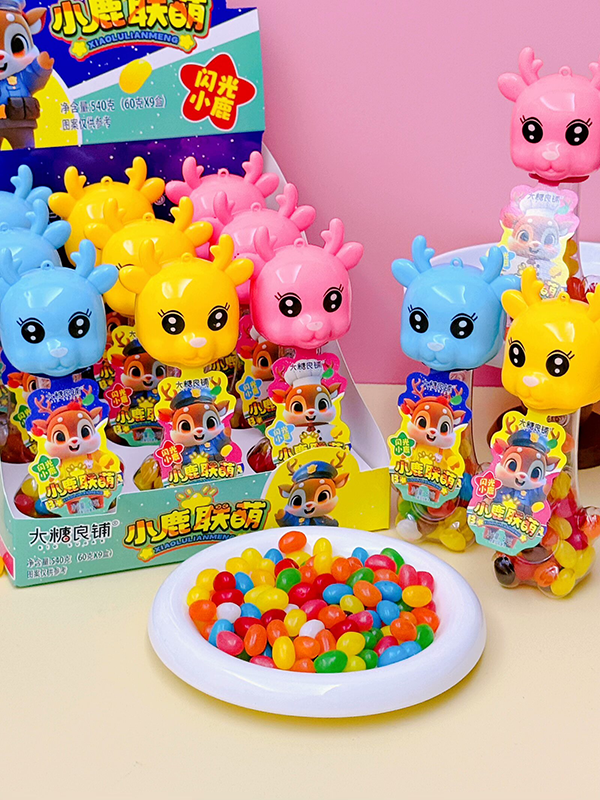 Mix JellyBeans Flashing Toy Deer Filled With Fruit Flavored JellyBeans Toy Candy Manufacturer (4)
