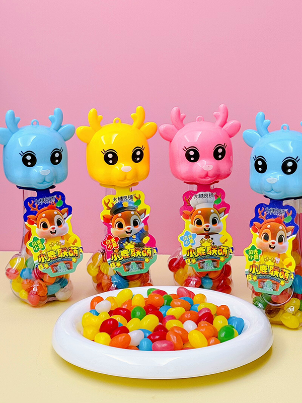 Mix JellyBeans Flashing Toy Deer Filled With Fruit Flavored JellyBeans Toy Candy Manufacturer (5)
