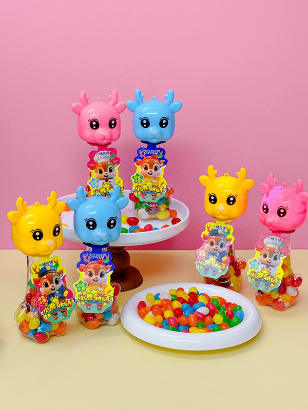 Mix JellyBeans Flashing Toy Deer Filled With Fruit Flavored JellyBeans Toy Candy Manufacturer (6)
