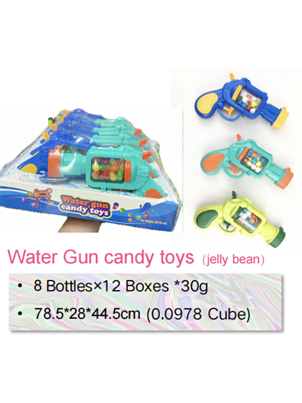 Mixed Fruit flavor jelly bean Water Gun Candy Toys Fun Candy toy Supplier (1)