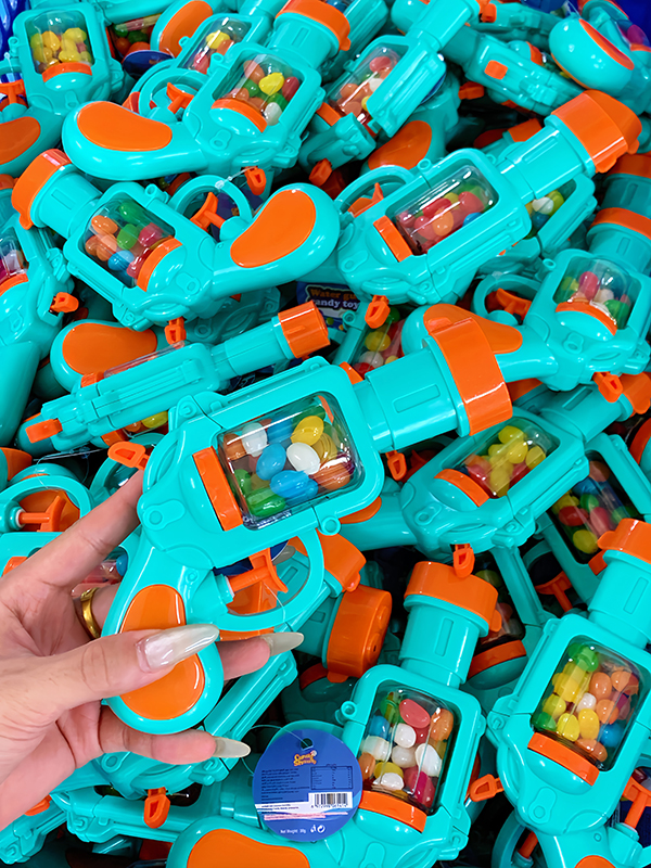 Mixed Fruit flavor jelly bean Water Gun Candy Toys Fun Candy toy Supplier (2)