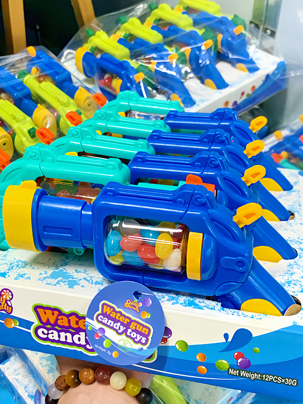 Mixed Fruit flavor jelly bean Water Gun Candy Toys Fun Candy toy Supplier (3)