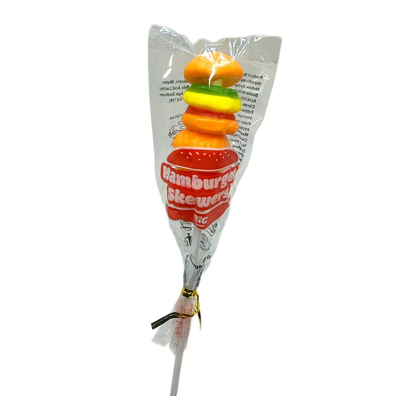 Sour Sweet Cute and Creative Hamburger skewer rack Gummy Manufacturer (3)