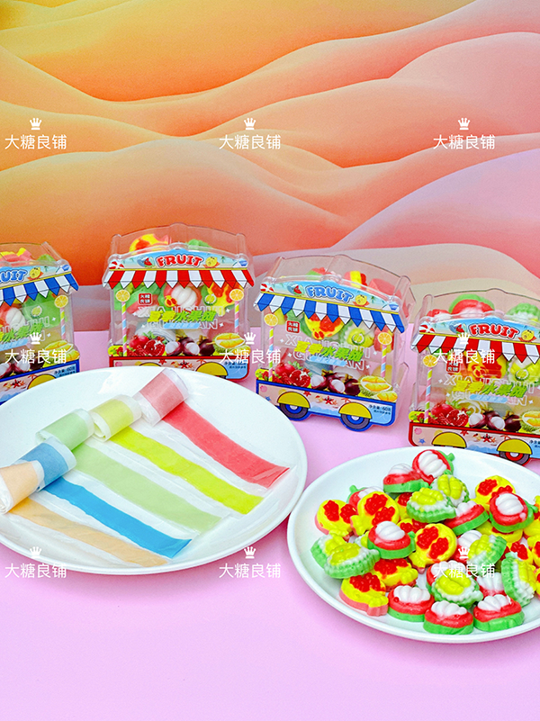 Summer Fruit Stand Candy Toy Factory Sweet Gummy And Fruit Roll Soft Jelly (3)
