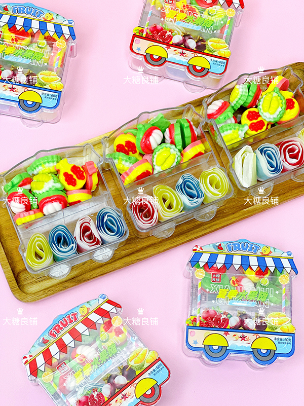 Summer Fruit Stand Candy Toy Factory Sweet Gummy And Fruit Roll Soft Jelly (4)