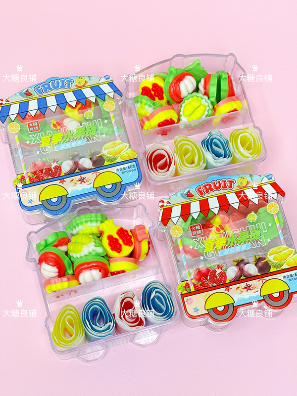 Summer Fruit Stand Candy Toy Factory Sweet Gummy And Fruit Roll Soft Jelly (5)