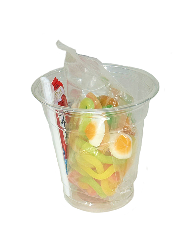 Sweet and Sour Candy Strips Candy Manufacturer Fun sour gummy Cup (2)