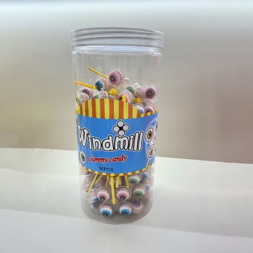 Toy candy supplier Eye ball gummy fresh fruity sweet gummies